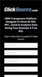 Mobile Screenshot of clicksource.com