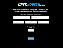 Tablet Screenshot of clicksource.com